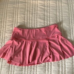Pink lululemon tennis skirt
